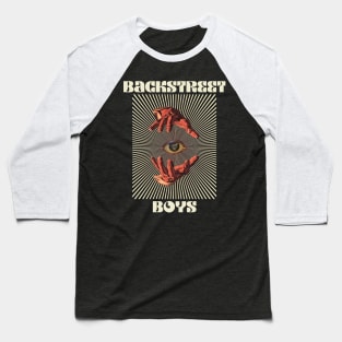 Hand Eyes Backstreet Boys Baseball T-Shirt